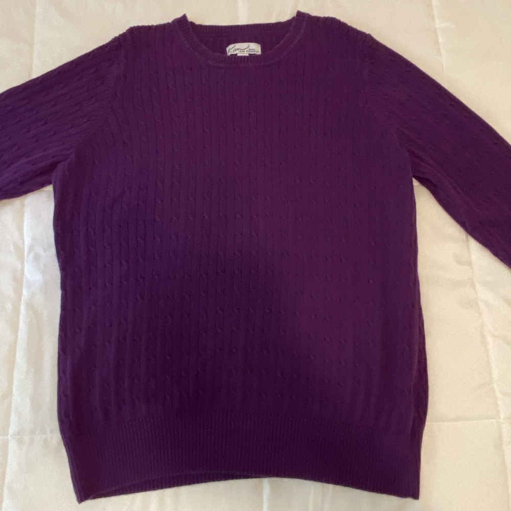 Kim Rogers Purple Sweater